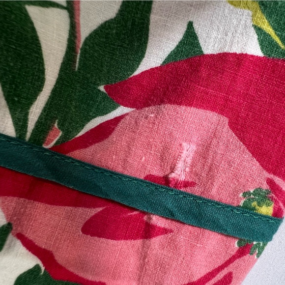 Vintage Floral Botanical Hostess Half Apron Kitchen Cooking Baking - Picture 10 of 13